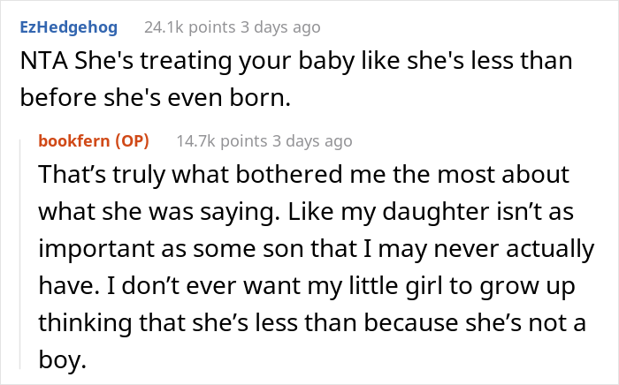 MIL Is Furious At Son's Wife For Expecting A Girl Instead Of A Boy, Drama Ensues