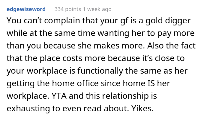 "She's Being A Gold Digger": The Internet Cannot Believe The Audacity Of This Guy After He Called Out His GF For Refusing To Pay $600 More For Rent