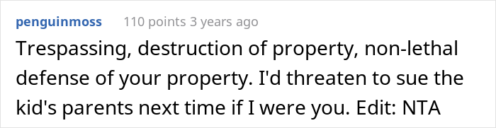 "None Of Them Were Willing To Apologize For Their Children's Actions": Guy Sprays Thieving Kids With Garden Hose