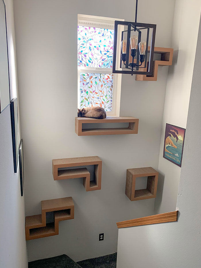 My Space-Saving Cat Tower