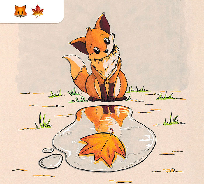 People On The Internet Have Sent Me Random Emoji Combinations And I Made Illustrations Out Of Them (34 Pics)