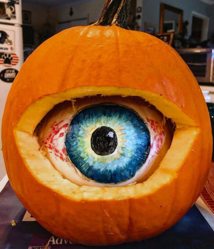 My Sister Made This Pumpkin Today