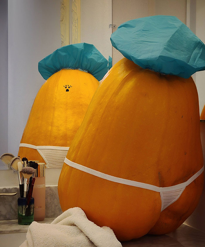 Accidentalmente me encontré con mi calabaza esta mañana