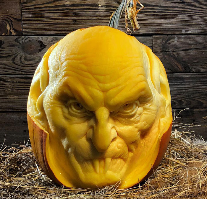 Calabaza tallada de Nosferatu