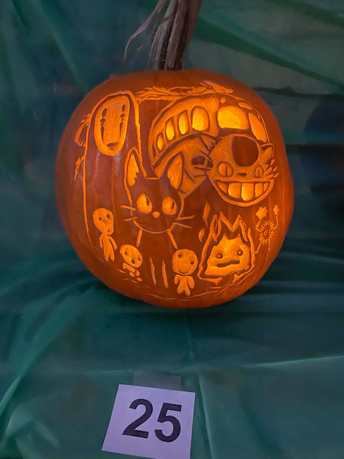 My Sister And I Worked Together To Try To Win Her Dorm Pumpkin Carving Competition