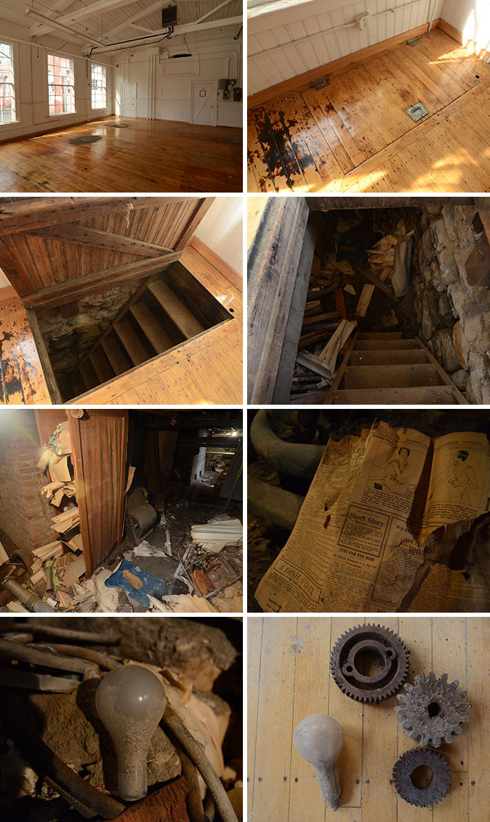 Estaba ayudando a mi padre a mudarse a su nueva oficina, cuando encontramos una trampilla