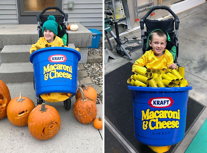 This Noodle Is Ready For His First Halloween Out In Costume Tonight At Church