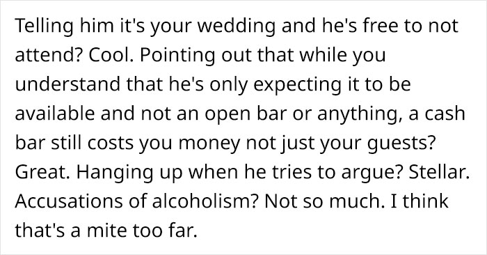 “He Flipped Out On Me And I Took His Invitation Back”: Bride-To-Be Organizes A ‘Dry’ Wedding, Outrages One Of Her Guests “He Flipped Out On Me And I Took His Invitation Back”: Bride-To-Be Organizes A ‘Dry’ Wedding, Outrages One Of Her Guests