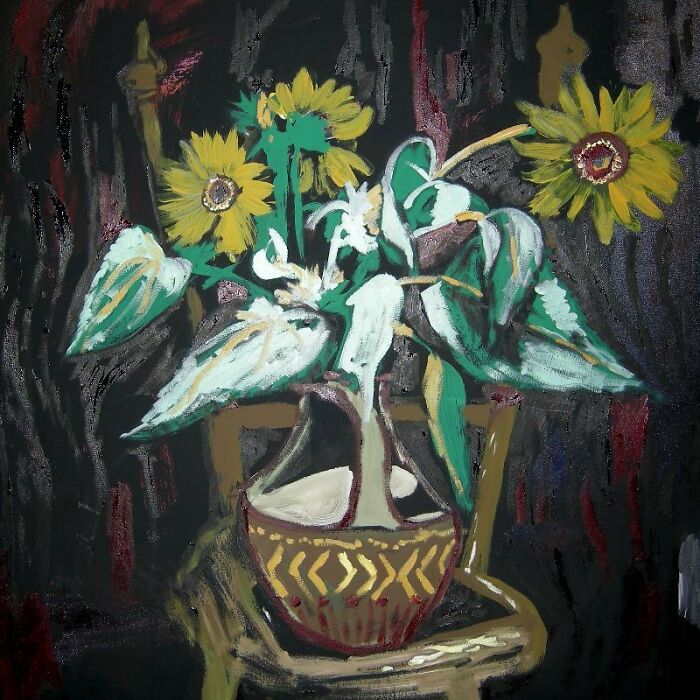 I Painted Some Sunflowers (6 Pics)