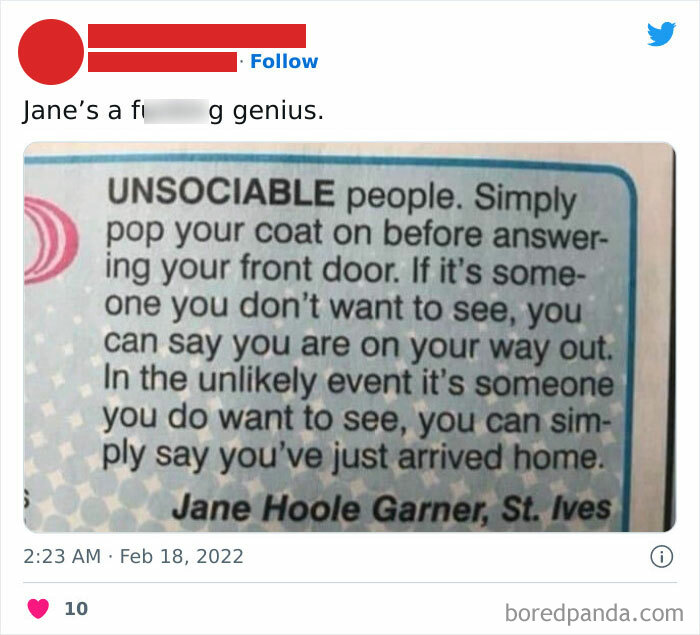 'in The Unlikely Event...' Jane Knows What's Up!