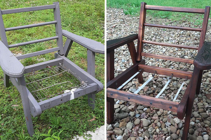 Before And After. Just Need To Make A Cushion