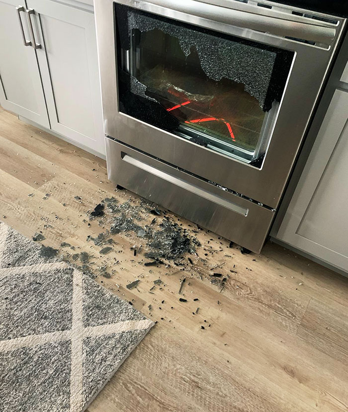The Oven Just Exploded For Some Reason