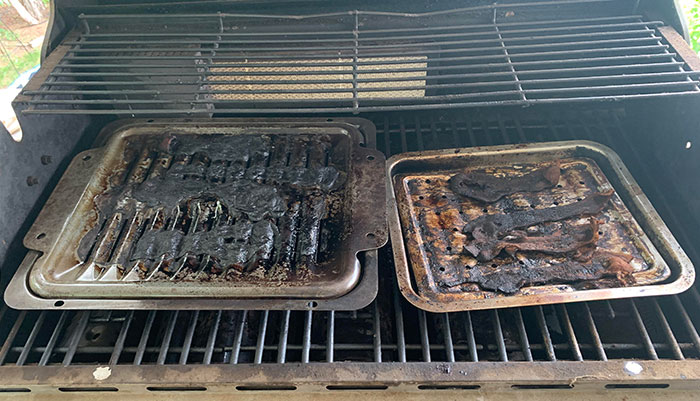 Forgot About The Bacon In The BBQ