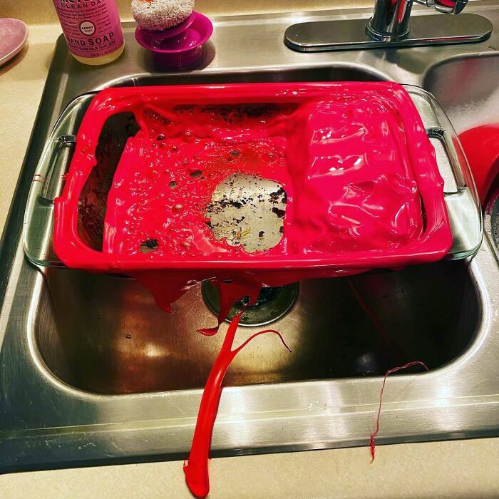 When You Forget You Have Leftovers In The Oven And Ruin Your Husband's Birthday Dinner