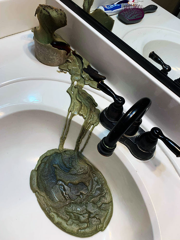 My Mom Forgot The Candle Was Burning