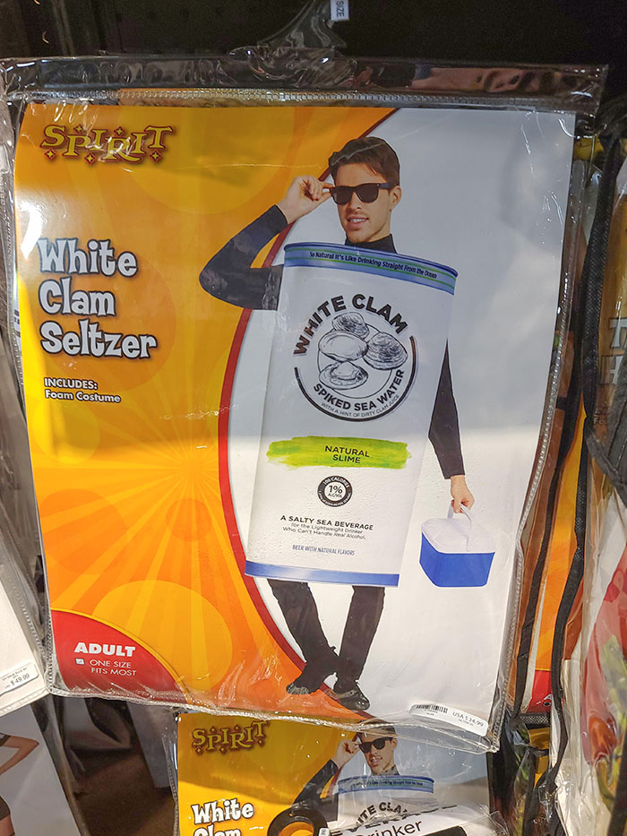 Anybody Wanna Be A White Clam For Halloween?