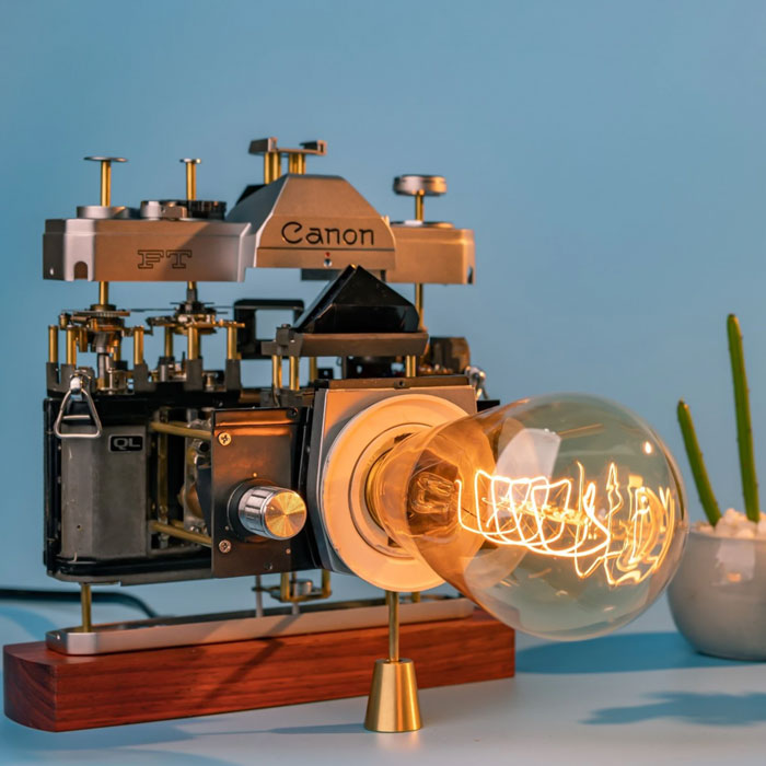 Industrial Table Ambient Sci-Fi Lamp