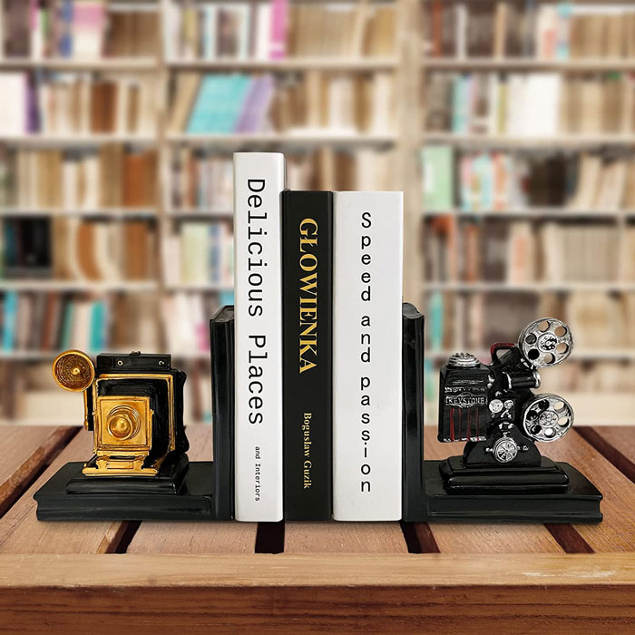 Vintage Camera Bookends