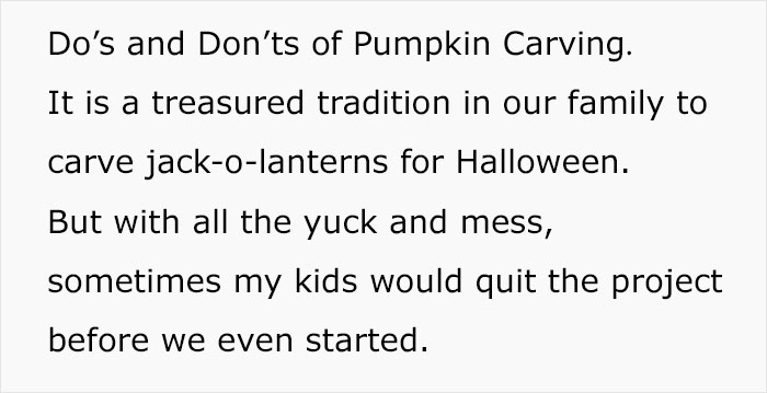 "Do's And Don'ts Of Pumpkin Carving" From This Grandma With Over 2.6M Followers
