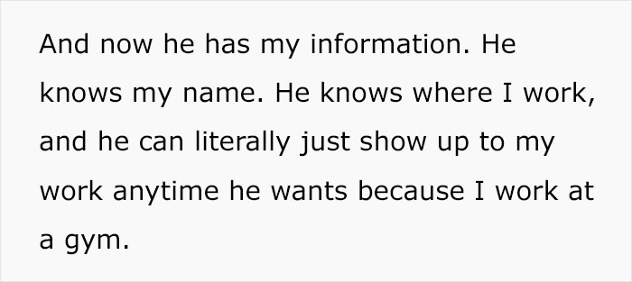 “This Is Why Men Scare Me”: Gym Worker Contacts Client Through Email, Gets A Response Through Instagram “This Is Why Men Scare Me”: Gym Worker Contacts Client Through Email, Gets A Response Through Instagram