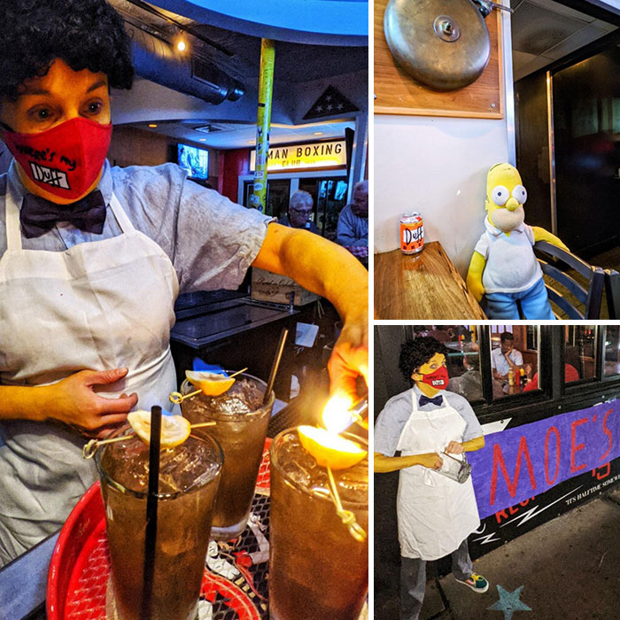 For Halloween I Turned My Bar Into Moe’s Tavern! Complete With Flaming Moe’s And Prank Phone Calls