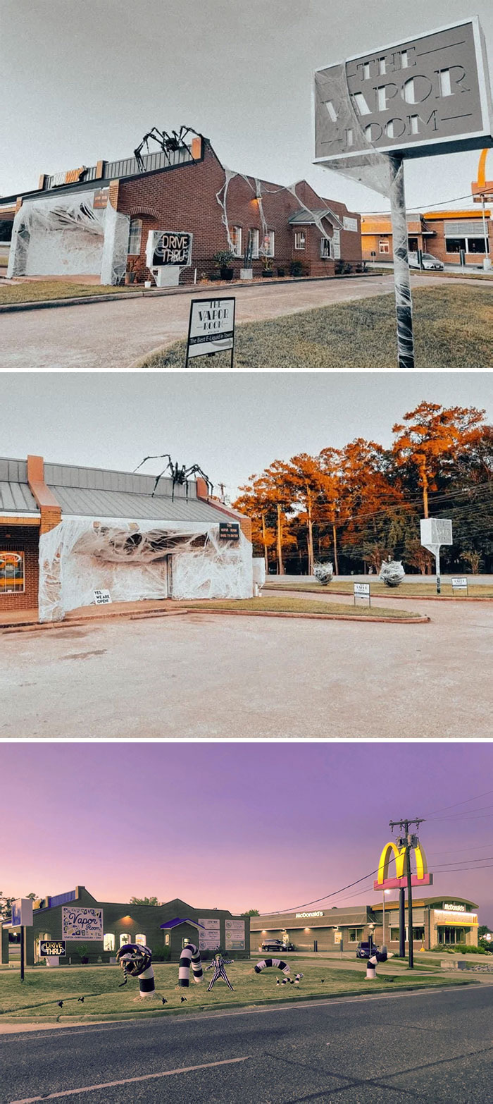 Every Year We Go All Out On Decorating For Halloween. Last Year We Built A Giant Spider Den, This Year We Got A Case Of The Worms