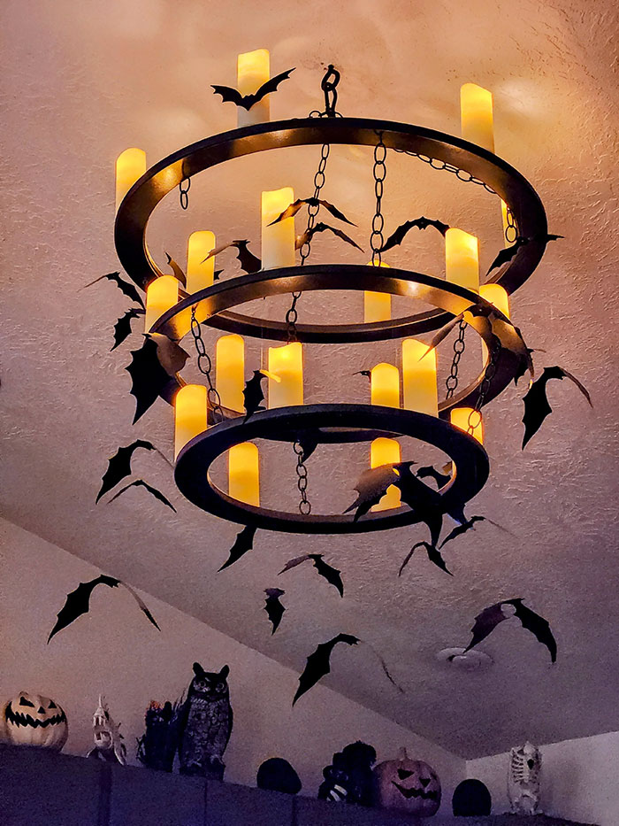 I Made A Halloween Chandelier