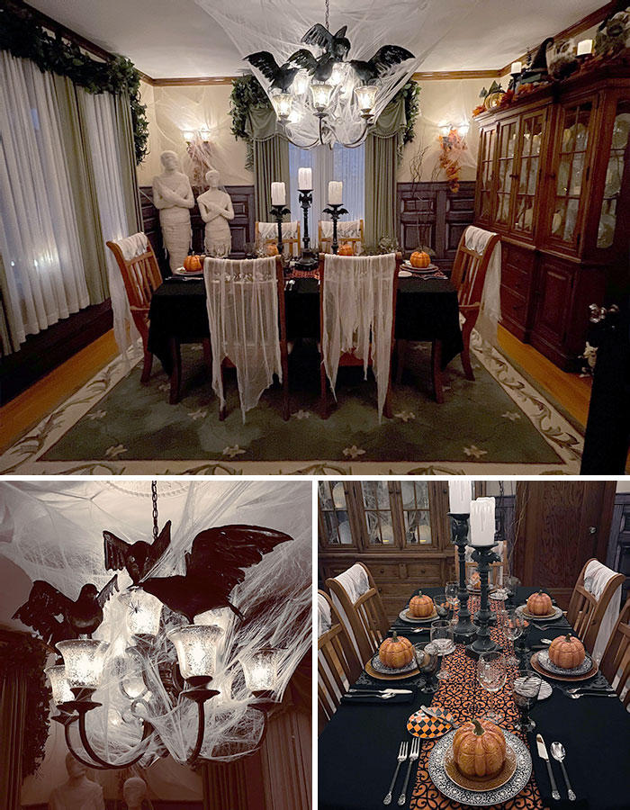 Halloween Dinner Party Decor