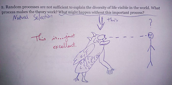 One Of My Biology Students Gave This As An Answer On His Test