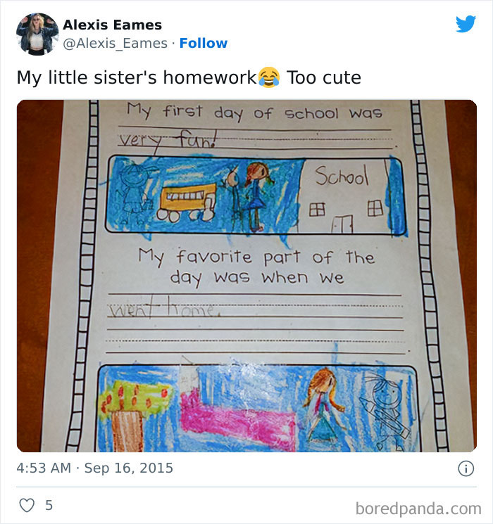 Little Sister's Homework