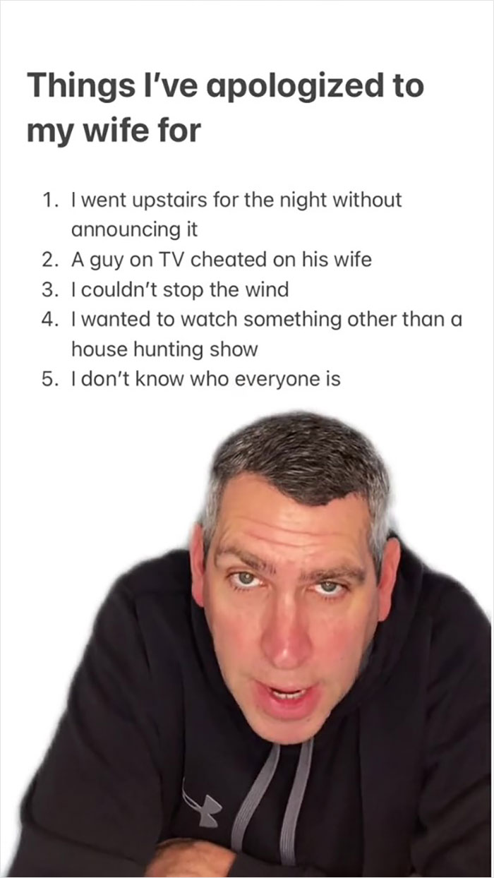 Husband Takes To The Socials To Share 25 Hilarious Reasons Why His Wife Has Gotten Mad At Him