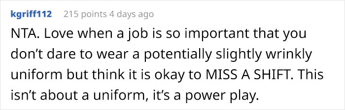 Pilot Skips Work Because His Stay-At-Home Wife Didn't Iron His Uniform, Shows Her How Her Actions "Could Affect The Money That Keeps Coming In"