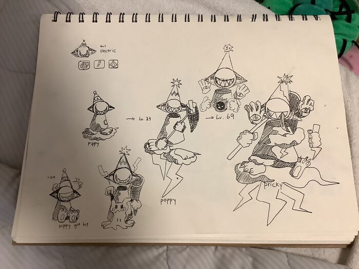 Just Done With My Pokémon Ark, This Is What I Drew When I Was Obsessed With It