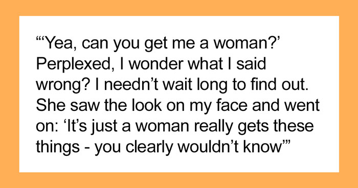 Man Maliciously Complies When Karen Asks For A Female Consultant Knowing She’ll Bring Her Back To Him As He Is The Real Expert