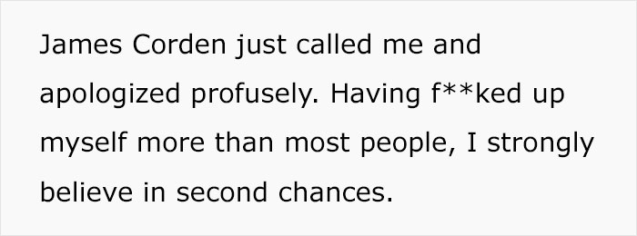 James Corden Was Banned From Prestigious NYC Restaurant “Balthazar”, Owner Goes Online To Explain Why James Corden Was Banned From Prestigious NYC Restaurant “Balthazar”, Owner Goes Online To Explain Why