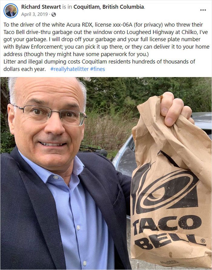 Mayor Dishes Out Karma On Litterer