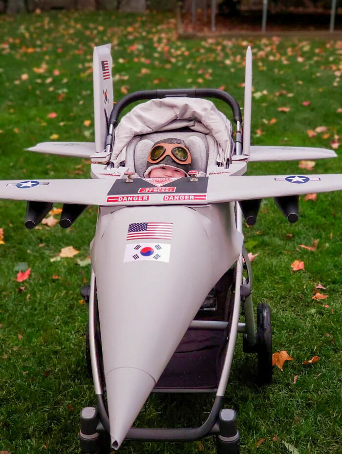 My Husband Made Our Son His First Halloween Costume