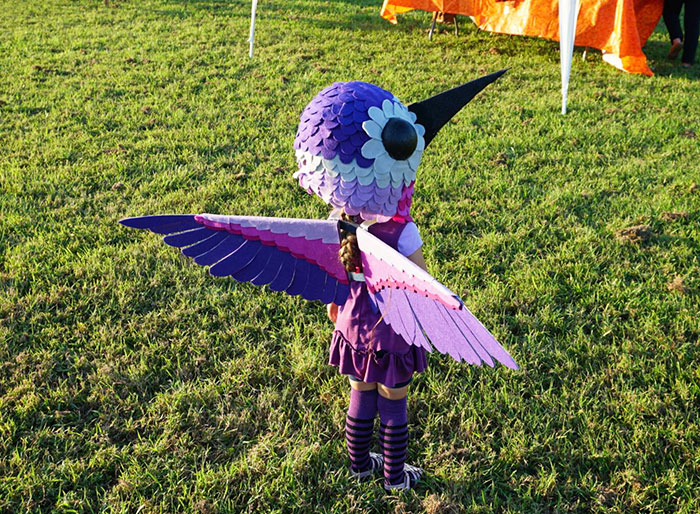 I Made My Kid's Hummingbird Costume For The Halloween