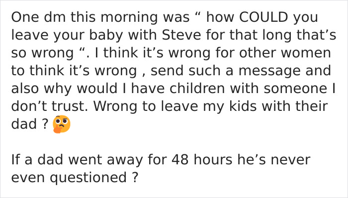 Mom Leaves Her New Baby For 48 Hours To Enjoy A Weekend Away, Hits Back After Getting Slammed For It
