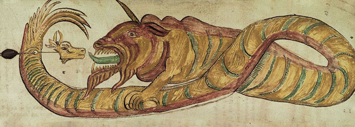 Painting of Jörmungandr