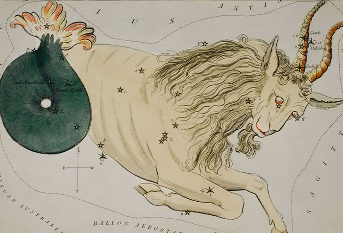 Painting of Capricornus 