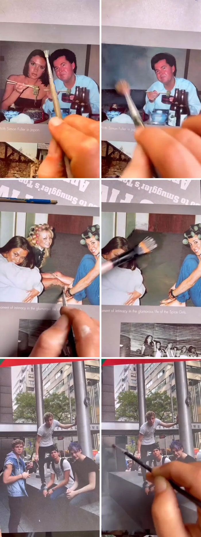 Hand Editing People Out Of Photos