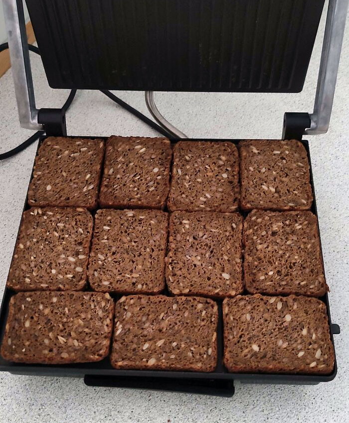 Toasting Rye Bread In My Panini Maker