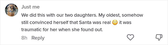 Dad Refuses To Participate In "Large-Scale Global Gaslighting" And Tells His Adopted Daughter That Santa And The Tooth Fairy Are Just Fictional Characters