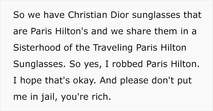 Guy Admits Having Stolen Paris Hilton's Dior Sunglasses Back In 2007, Is Surprised To See Her Response