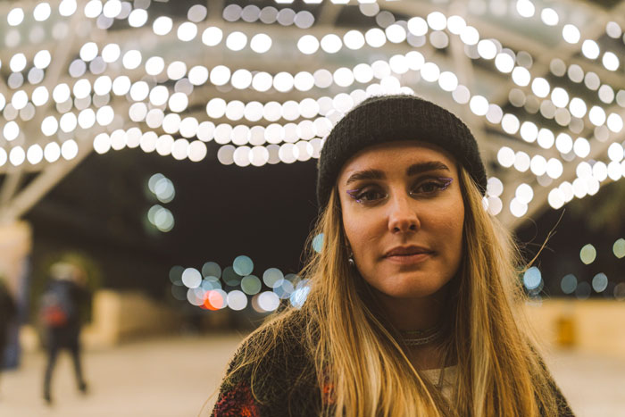 Picture of woman looking at camera