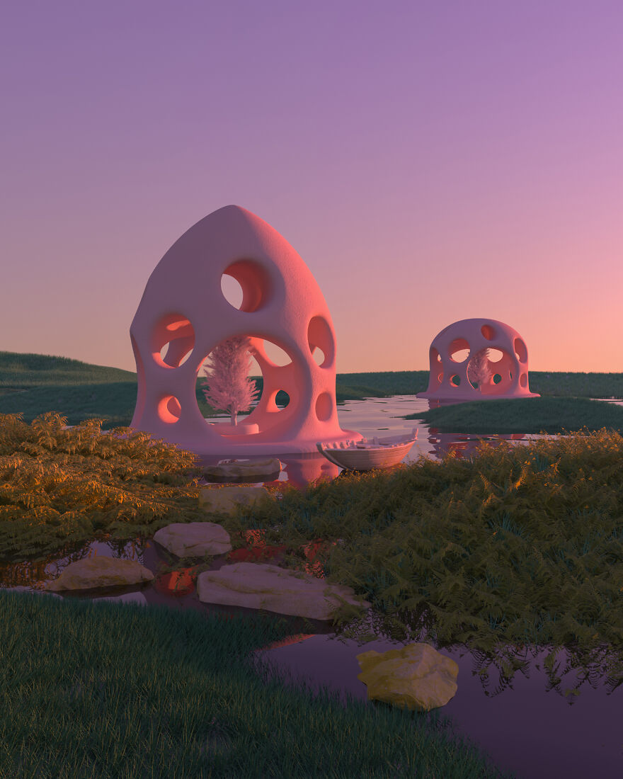 I Made Another 21 Soothing And Dreamlike 3D Landscapes
