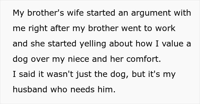 Niece Complains That Service Dog Is Making Her Uncomfortable, Her Aunt Refuses To Get Rid Of It, Starts Family Drama Niece Complains That Service Dog Is Making Her Uncomfortable, Her Aunt Refuses To Get Rid Of It, Starts Family Drama