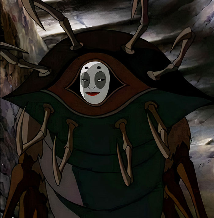 Koh the Face Stealer looking from Avatar: the Last Airbender