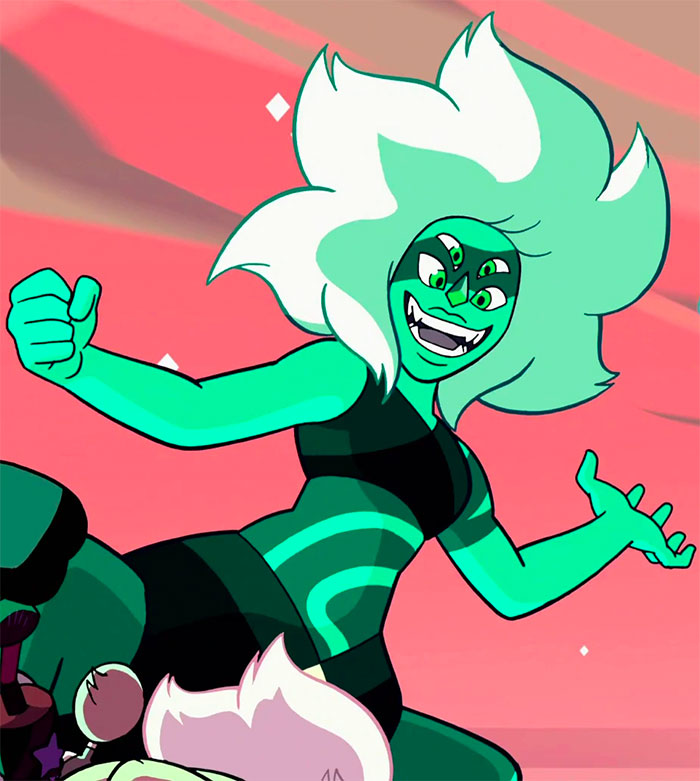 Malachite smiling from Steven Universe